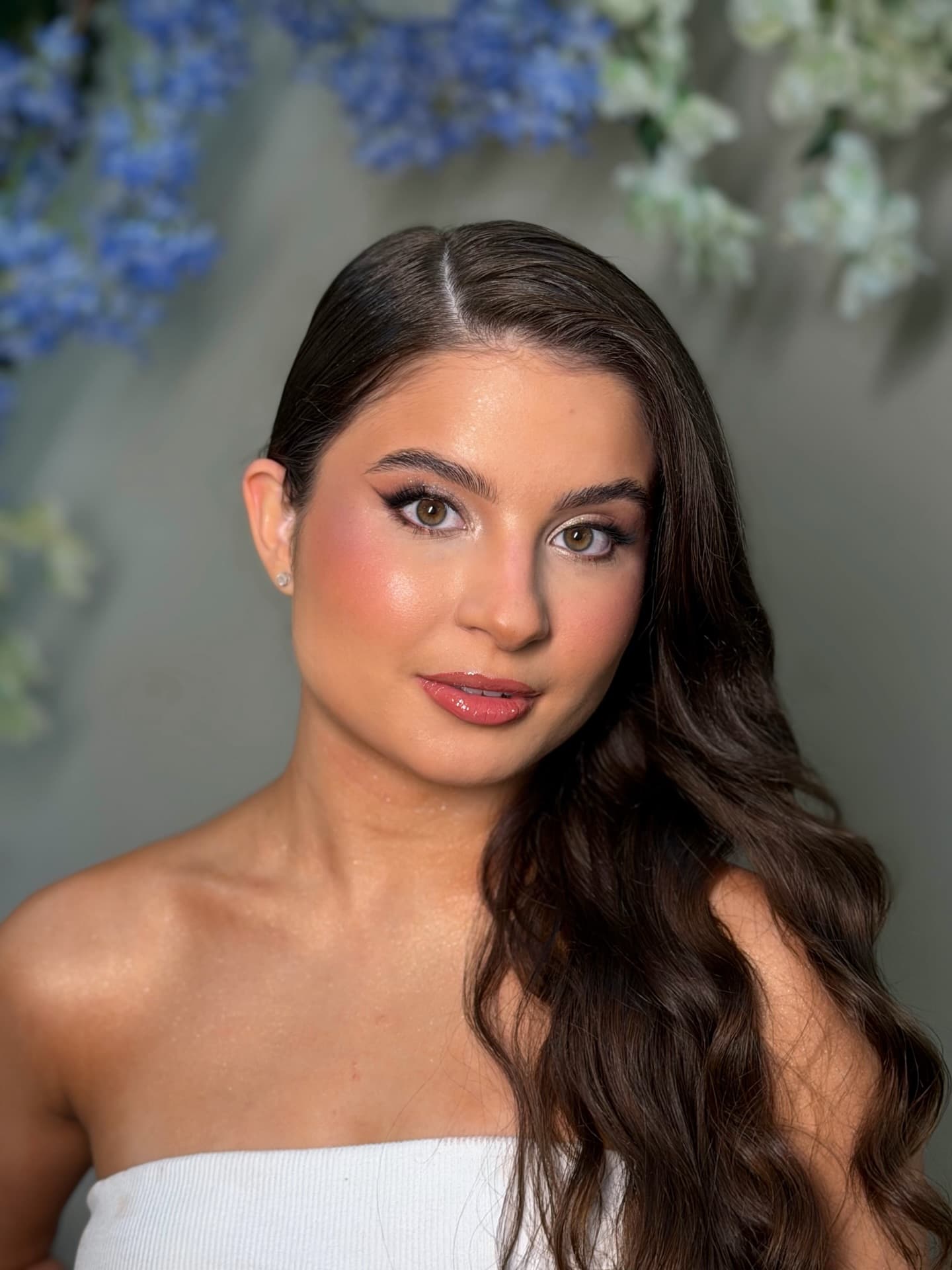 Make com blush rosado e acabamento natural